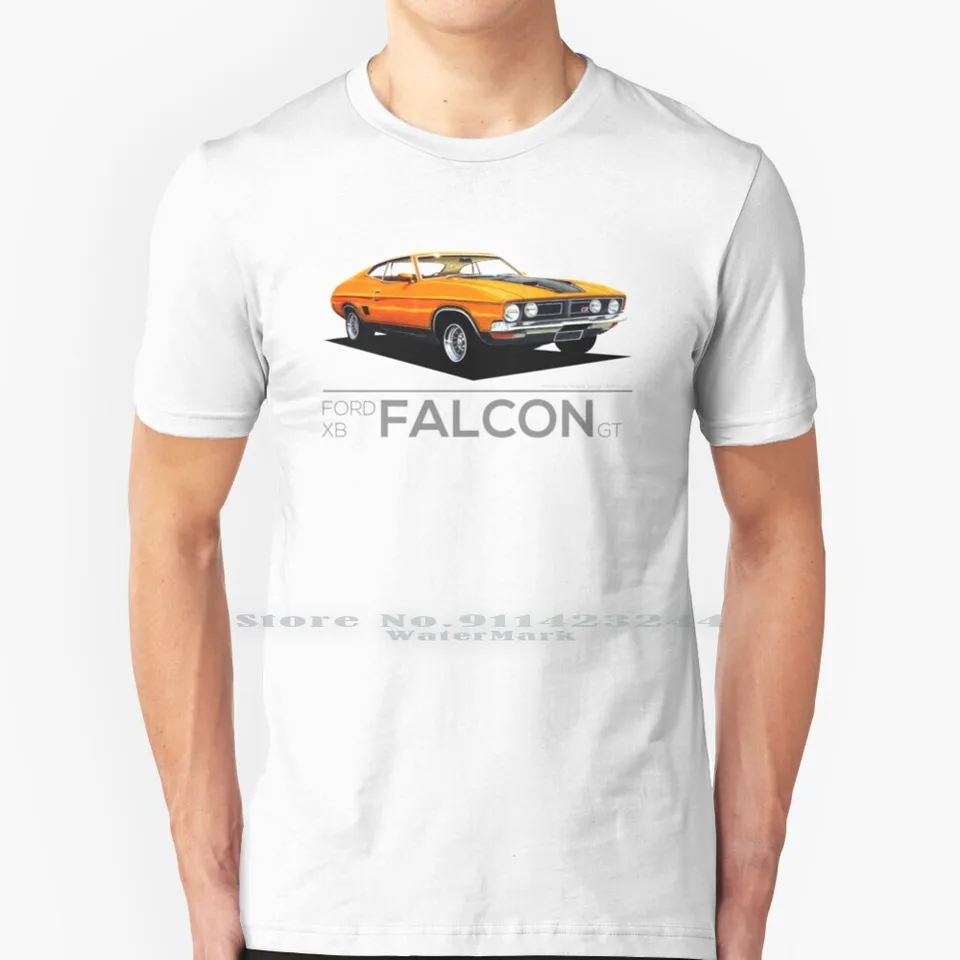1975 XB Falcon GT351 Hardtop-Automotive Classics 100% Cotton Tir Automotive Automobily nadšenci Falcon Australia Classic