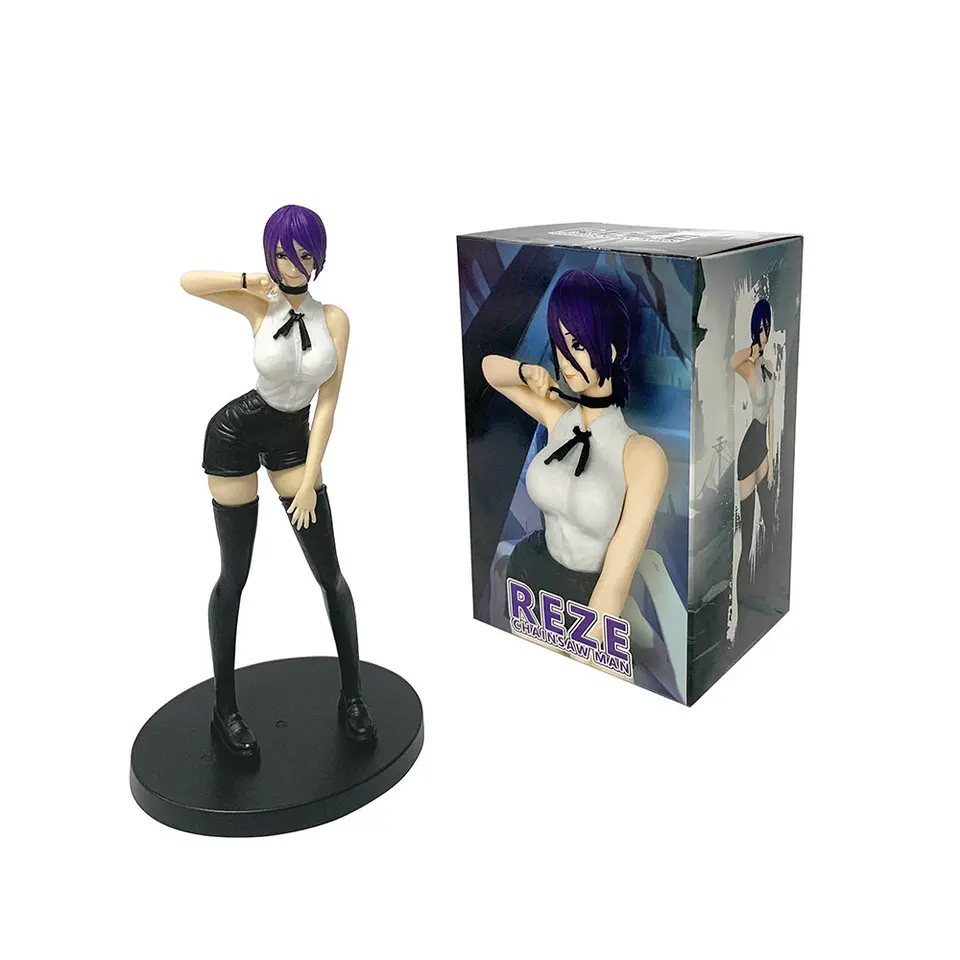 19cm Anime Chainsaw Man Figure Reze stojace animácie modelu hračky Gift Collection Dekoratívne ozdoby PVC