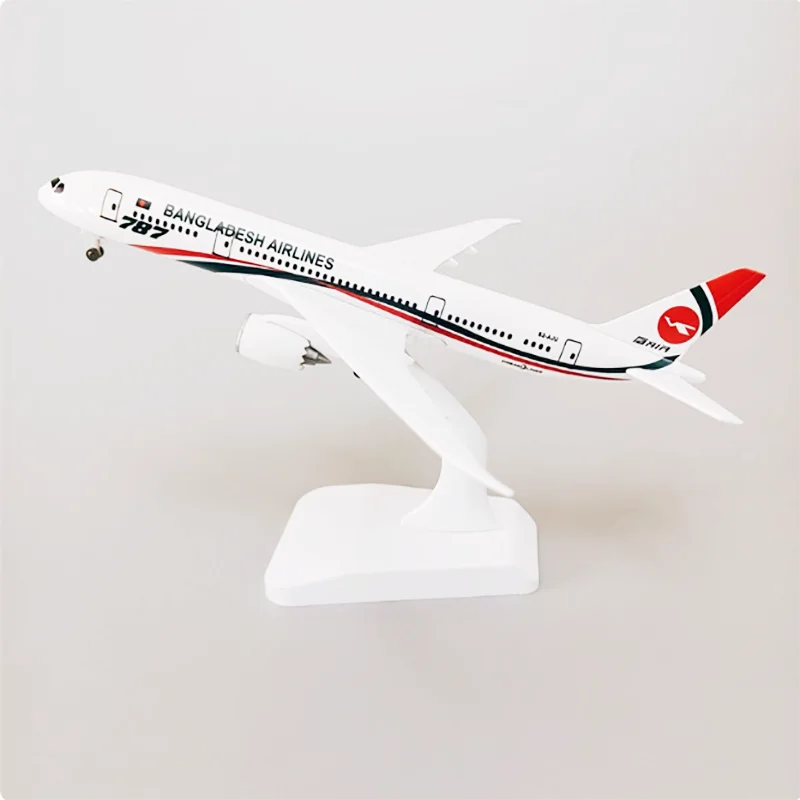 19cm Bangladéšske letectvo B-787 B787 Model lietadla Simulácia simulácie Pamenné lietadlá Pamätná zbierka Aircraft Aircraft Model Pamätná zbierka