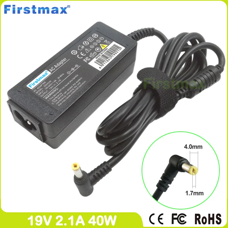 19V 2.1A 40W NAPLATÍ NAPRAVODNÉHO NA NAPÁJANIE PRE COMPAQ MINI CQ10 CQ10-100 CQ10-1100 CQ10-200 CQ10-300 CQ10-400 CQ10-500 A13-040N3A