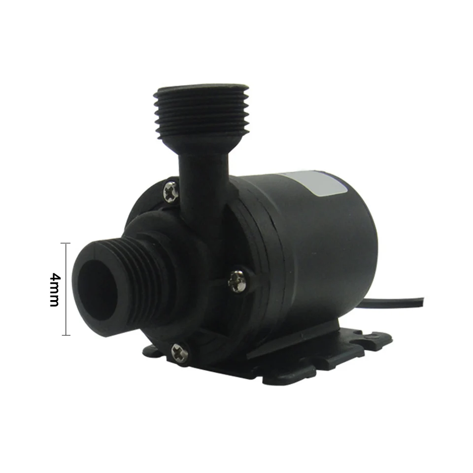 19W DC 12V bez kefy Motor ponorné vodné čerpadlo pre chladiaci systém Cirkulácia vodnej vody Akvárium fontány vodného čerpadla