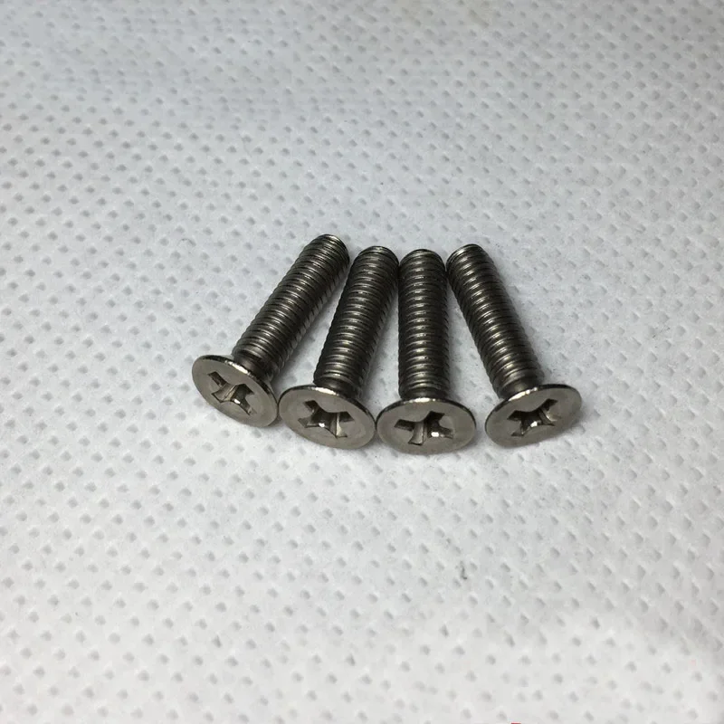 1Best M4 Phillips pulting head čistých titánových skrutiek pult Plochové skrutky