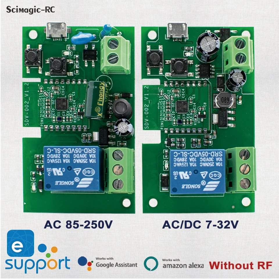 1ch Ewelink WiFi inteligentné prístupové brána Modul pre spínač domácej automatizácie Pulzné relé Pracovné relé s Alexa Google Home