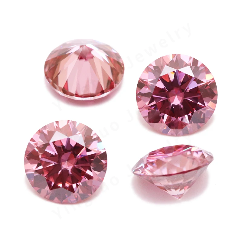1ct ružový moissanit voľný kameň VVS1 Vynikajúci strih Moissanit Diamonds