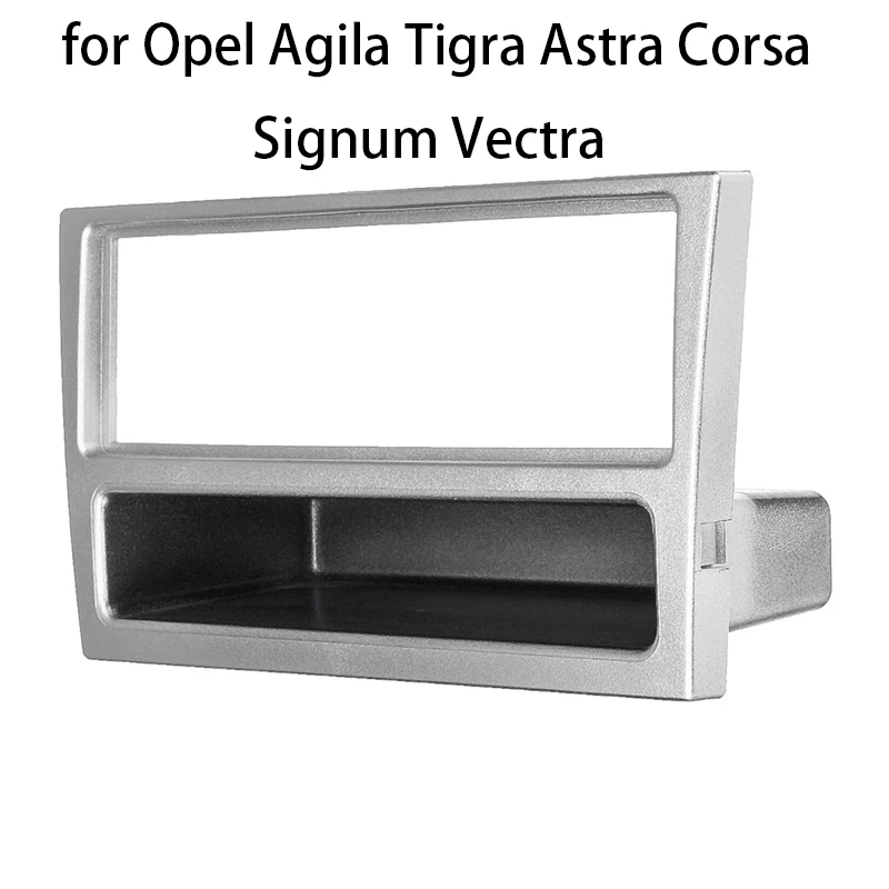 1Din Car Stereo Radio DVD Play Panel Panel Panel Audio Trim Rám pre Opel Agila Tigra Astra Corsa Signum Vectra