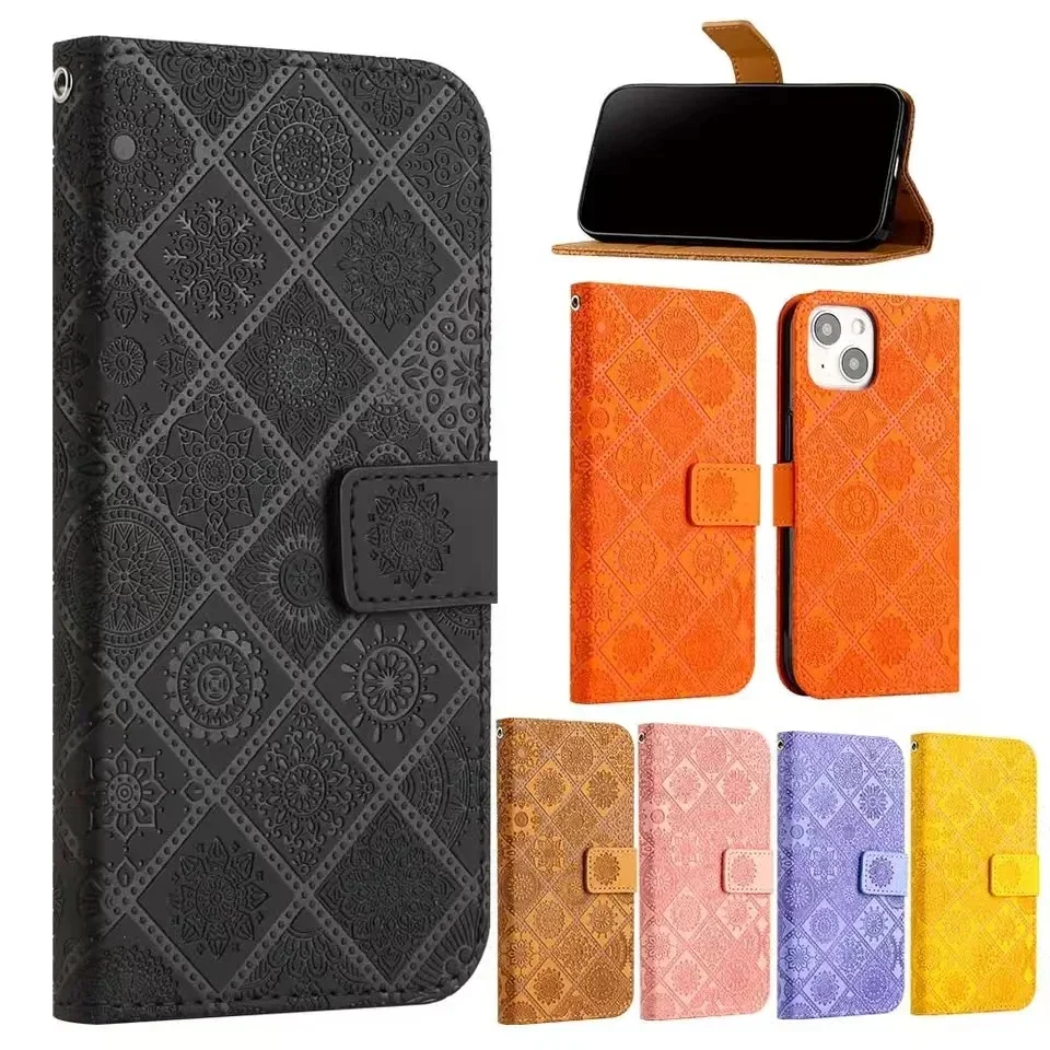 1IH*Rodinný kožený puzdro proti pádu Flip Paliew Pase pre telefón Samsung Galaxy A01 A02 M02 A04 A04S A05S A02S A03S 166 164 4G
