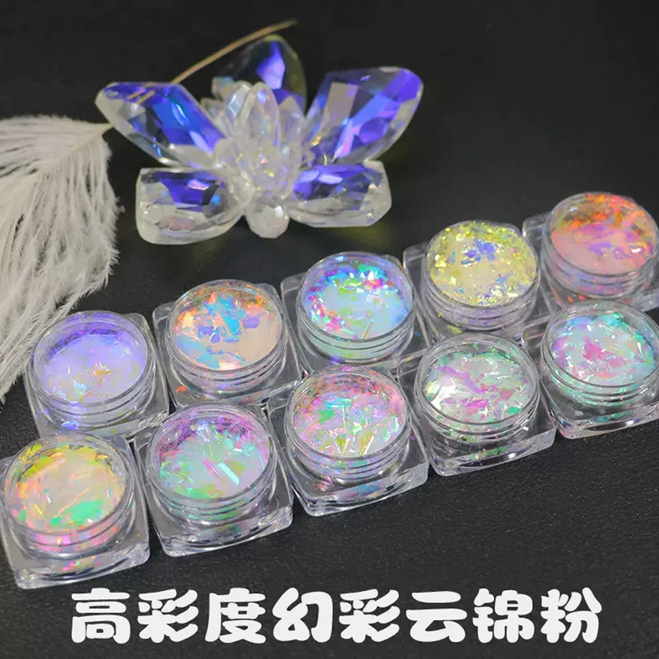 1Jar Iriridscent Glitter Chameleon nechtový prášok Yunjin