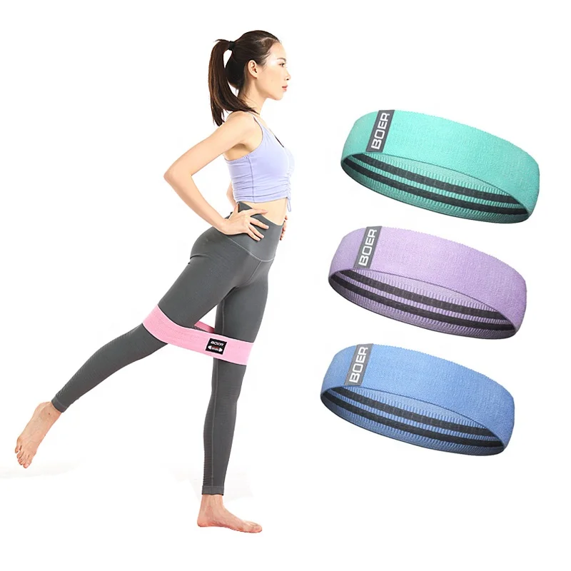 1ks 120 libier odporový pás elastický protišmykový športový jogu kapela gumový bedrový kruh circle Loop Home Gym Workout Equipment Bands Glute
