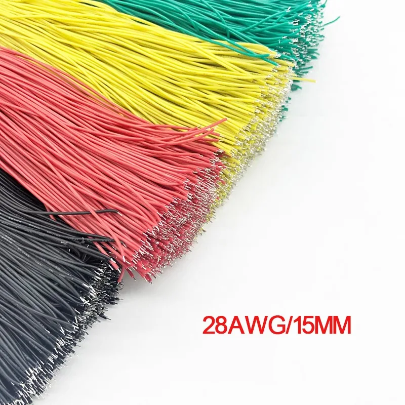 1ks/2ks 28awg/15 mm silikónového drôtu žltý/zelený/čierny/červený kábel pre RC FPV Drone Camera Flight Controller ESC ESC ESP ELRS