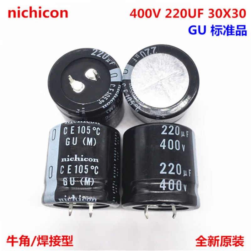 (1ks) 400V220UF 30x30 Nickel-Nickel Alloy 220UF 400V 30*30 GU 105 KWH