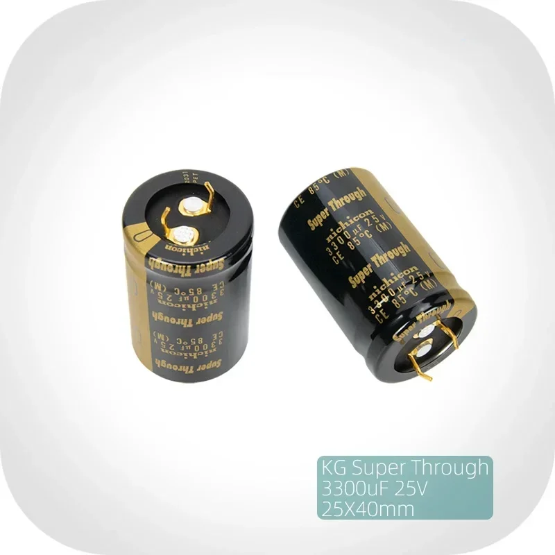 1ks/5ks Nichicon KG Superthrough 25v3300UF Ultra prenikajúce zvukové elektrolytické kondenzátory