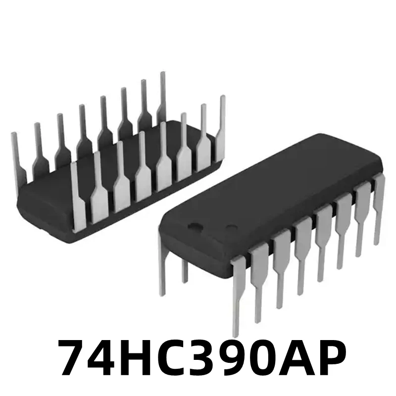 1ks 74HC390AP 74HC390 DIP16 Dvojnásobný štvorbitový desatinný pult