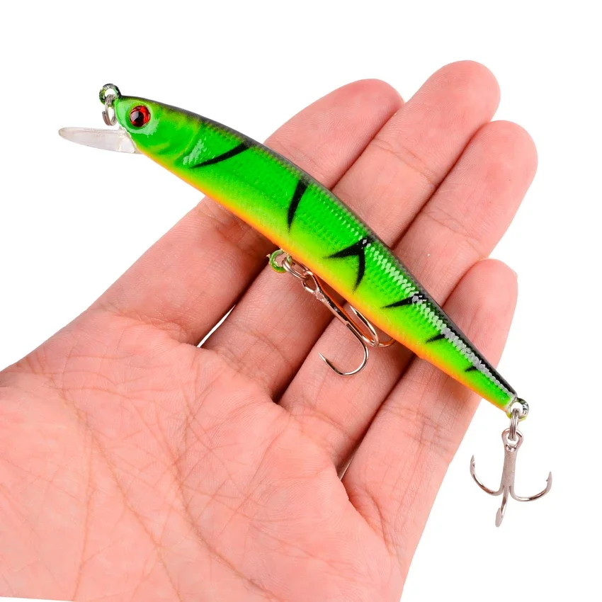 1ks 8,2 g 10cm rybárske návnady Minnow Wobbler plávajúce basy trolling