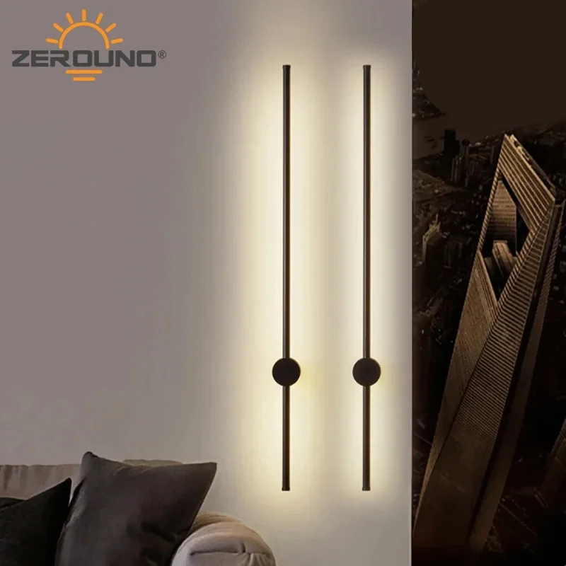 1ks 80 cm LED stena svietidla Moderná nástenná nástenná svietnika Svetlo Vnútorné dekorácie Domáca spálňa Obývacia izba osvetlenie pohovka dlhá dekorácia