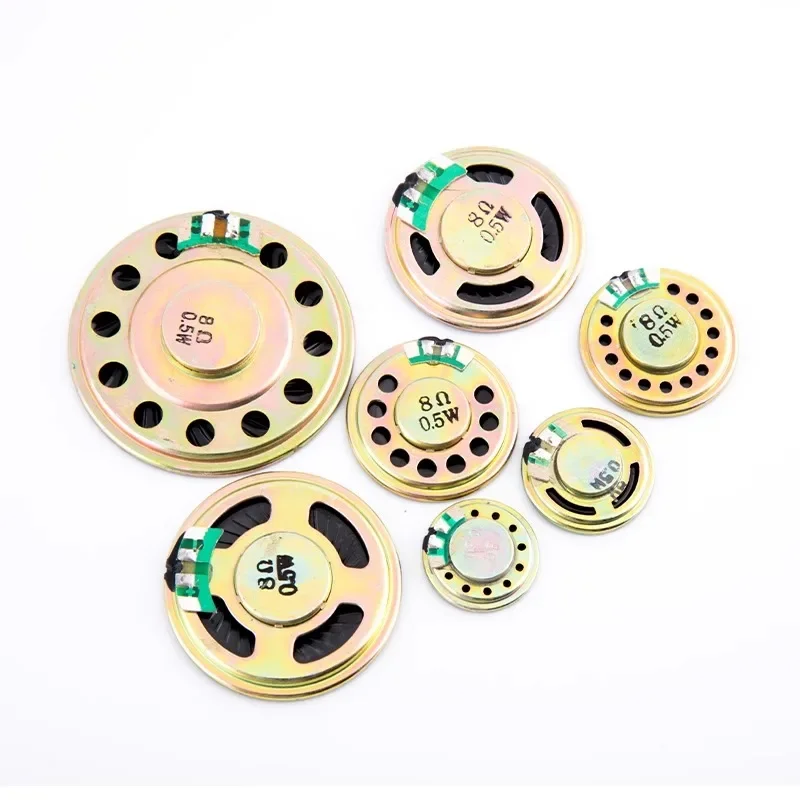 1ks 8r 0,5 W Horn Loud Reproduktor bzučiak 20 mm 28 mm 28 mm 30 mm 40 mm 50 mm 8 ohm 0,5 W malý reproduktor