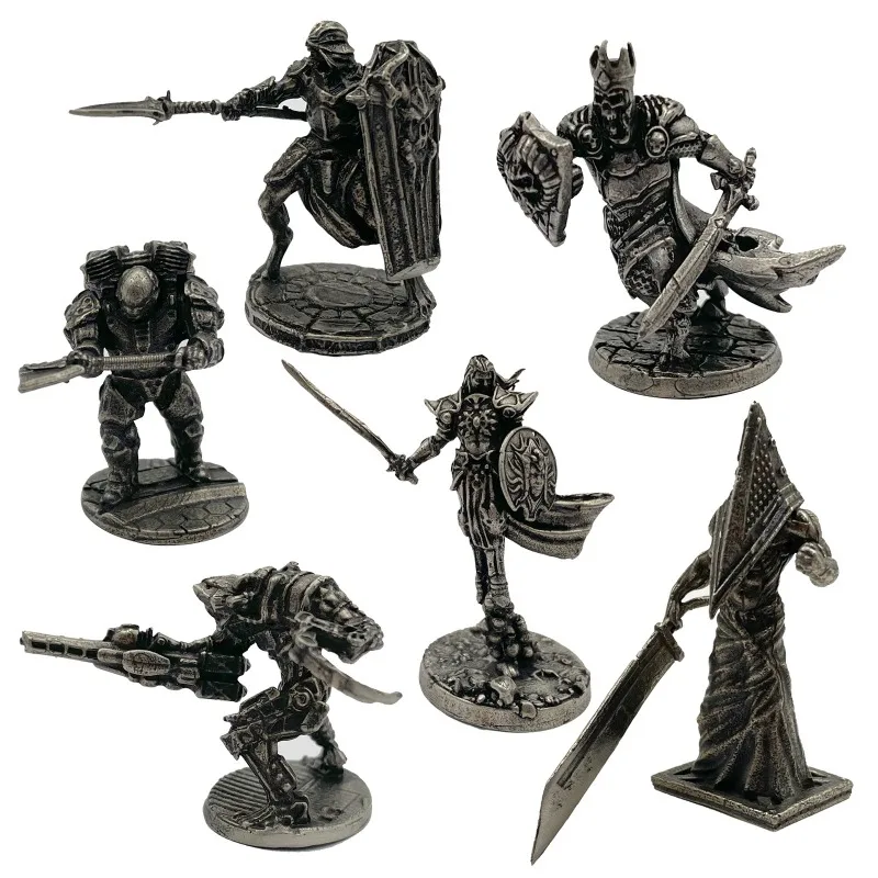 1ks biely bronzový démon vojaci vojak Shogunate Samurai model figutop figutop Game Ornament