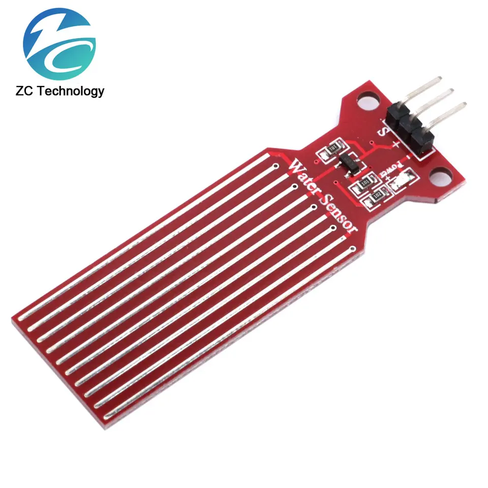 1ks Dažďová voda Senzor detekcie senzora kvapaliny Hĺbka povrchu pre Arduino