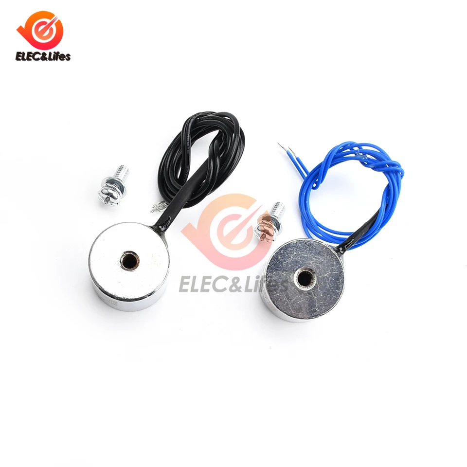 1ks elektromagnet LSP20/15 DC 5V 12V 24V Small Electro -Magnet Solenoid Sucker Holding Force 3KG