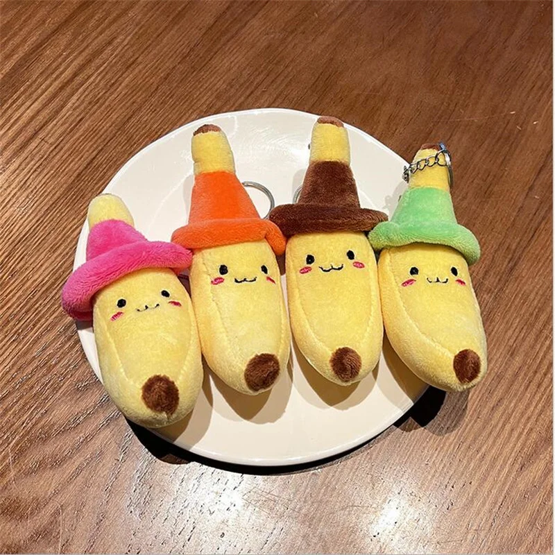1ks Fun Cartoon Banana plyš Mäkké hračky vankúš.