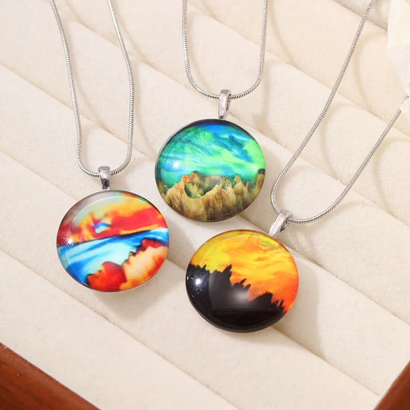 1ks horúci predaj viacerých štýlov kreativita, náhrdelník, Gemstone snov hviezdy Aurora, módny dochádzajúci a jednoduchý náhrdelník