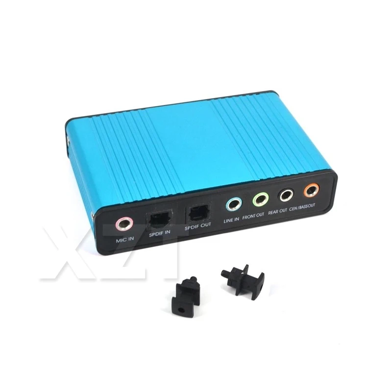 1ks Hot USB 2.0 Zvuková karta 6 kanála 7.1 a 5.1 Optický externý zvukový karta SPDIF radič pre tablet PC prenosného počítača