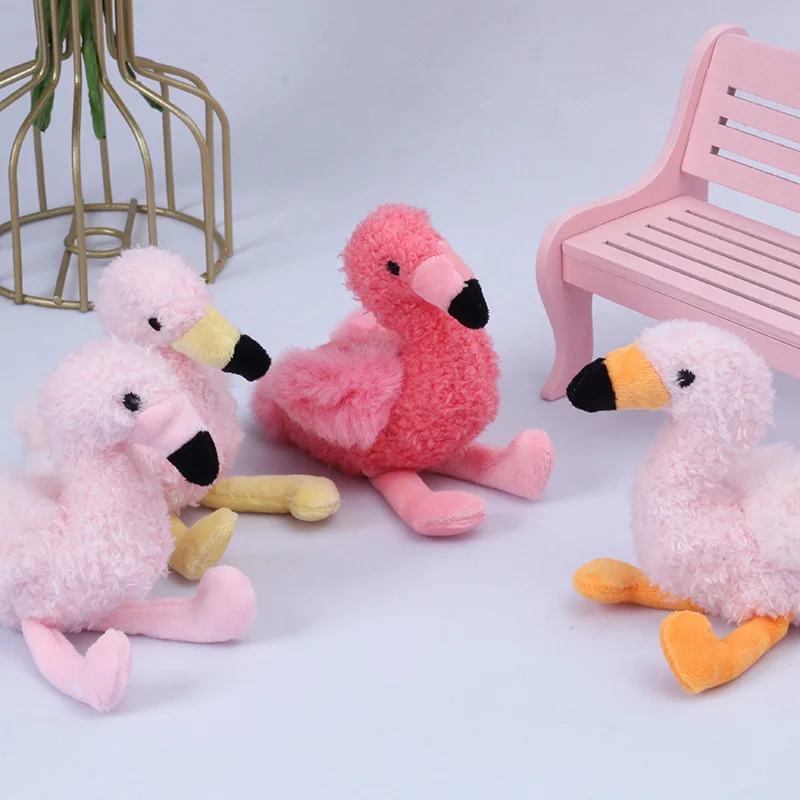 1ks karikatúra Krásna plameniak plyšová bábika Little Cute Animal Doll Home Dekorácie Dievčatá Detské hračky Festival Birthday Darčeky
