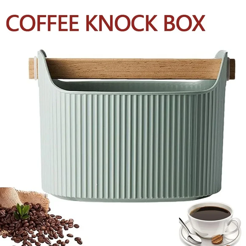 1ks kávové pozemky Knock Box Odnímateľný espresso vedro opakovane použiteľný náraz absorbujúci kuchynka Espresso odpadové boxy Domovská kancelária Kaviareň