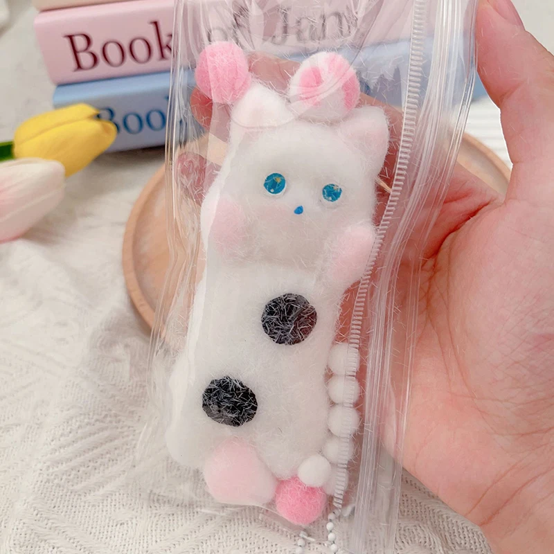1ks lenivé mačky squishy fidget hračky mini kawaii plyšová mačka silikón malá mačka roztomilá mačka dekompresie vetra