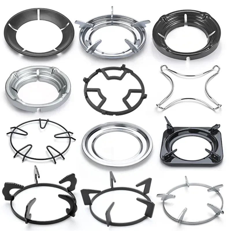 1ks liatinové železo Wok Pan Pot Support stojan stojany Burners SPAČ SPRAVU Univerzálnu konzolu pre kuchynské varenie Plynové sporáky