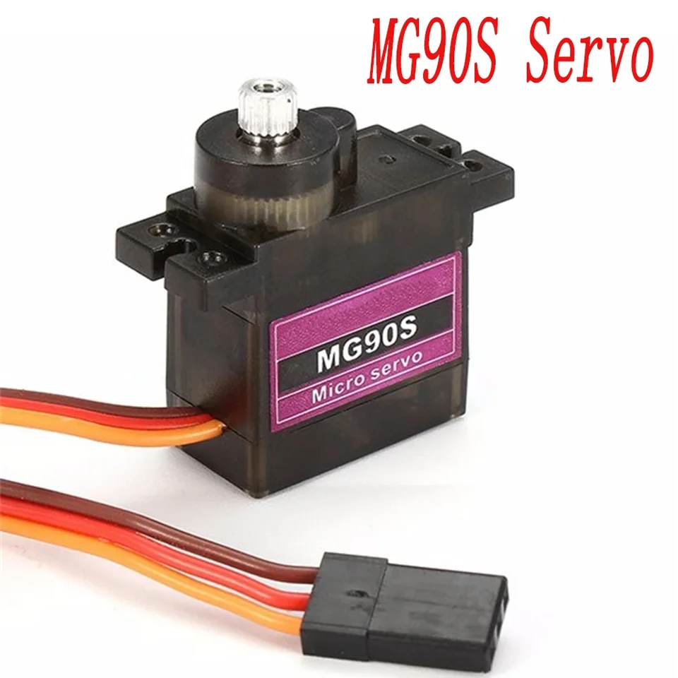 1ks Mg90s Metal Gear RC Micro Servo 9g Mg90s pre Trex 450 RC Robot Helipter