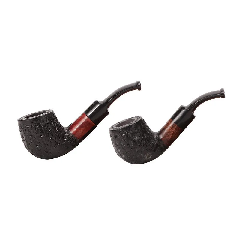 1ks Mini ručne vyrábané briar drevené tabakové potrubie 3 mm fajčenie High-end ručné ručné drevo potrubie Tobacco Toha
