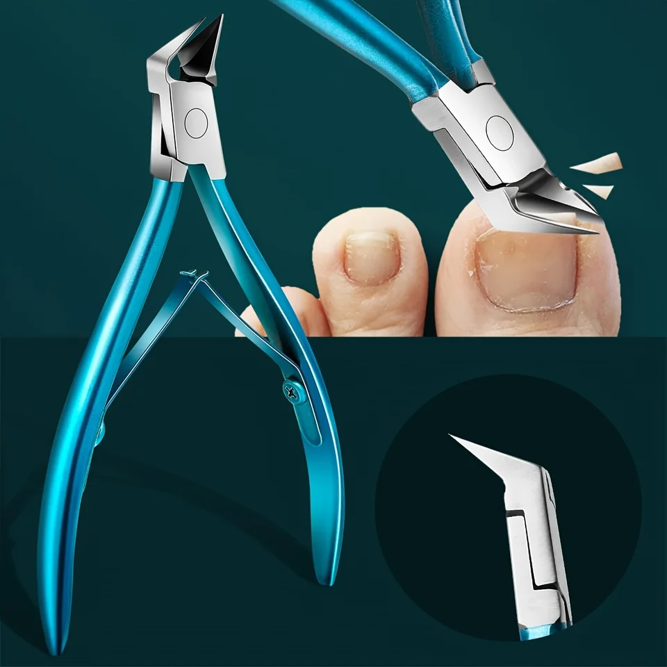 1ks moderná z nehrdzavejúcej ocele Clippers s konkávnou čepeľou, vysokovýkonný strih na nechty so zakriveným dizajnom, veľký otvor FO