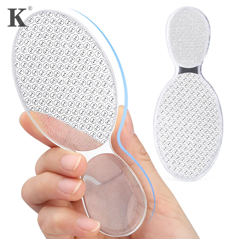 1ks Nano Glass obojstranne obojstranné vyliatie päta päty Tvrdo odumretý pokožka Callus Remover Exfoliating pedikúrová starostlivosť