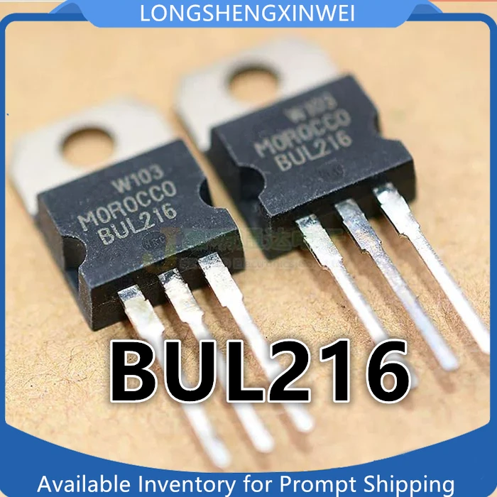 1ks nový originálny bod bul216 npn triode elektrická trubica na 220 800 V 4A