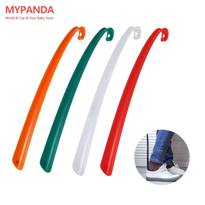 1ks náhodné farebné plastové plastové extra dlhé topánky s dlhou rukovlnou obuvou obuv Lifter Pull Shoehorn sklz rukoväť Long Shoehorn Lazy Shoe Pomocník