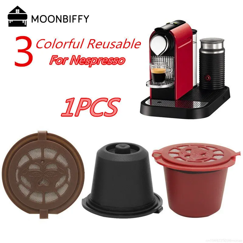 1ks opakovane použiteľné kávové kapsuly pre Nespresso Herbruikbare Hervulbare stroj Tassimo Capsulas de Cafe Recargables Dolce Gusto