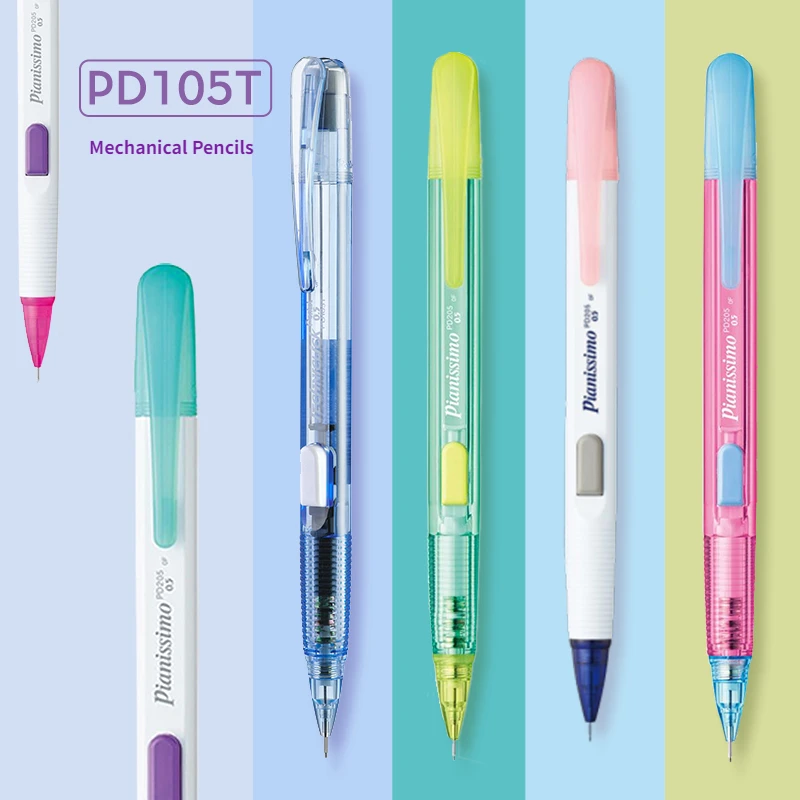 1ks Pentel PD105T Techniclick Side-Press 0,5 mm Mechanické ceruzky Japonské kancelárske potreby