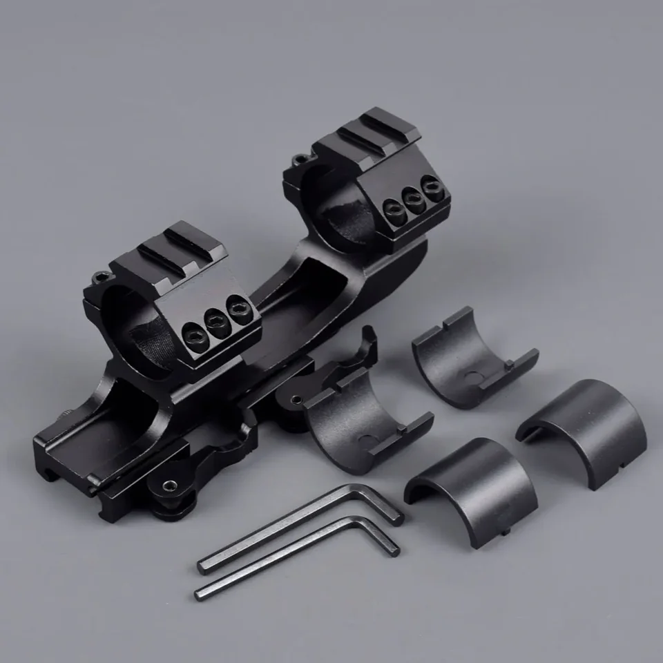 1ks picatinny rozsah držiakov 25,4 mm/30 mm dvojité krúžky poľovnícky adaptér Mount Adapter AR15 AK 47 držiak 20 mm tkáč