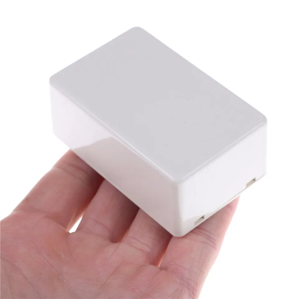 1ks plastový vodotesný kryt projekt Elektronický prístrojový puzdro Krabica 70 x 45 x 30 mm biela križovatka