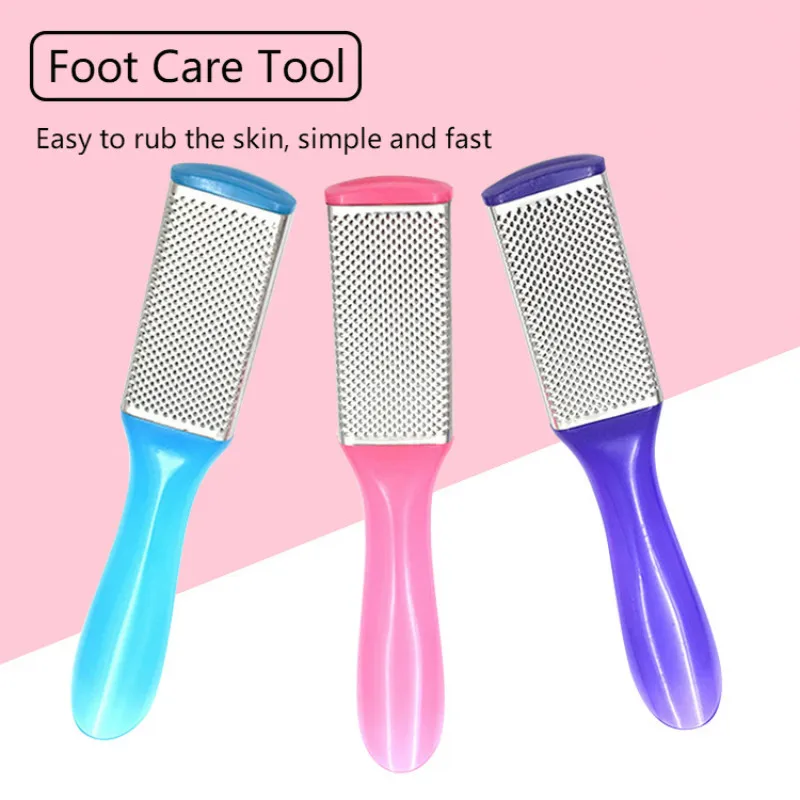 1ks Profesionálny dvojitý bočný noha Foot File Rasp Päta Grater Tvrdo mŕtvy pokožka Callus Remover Pedikúru pedikúry pedikúry nohy