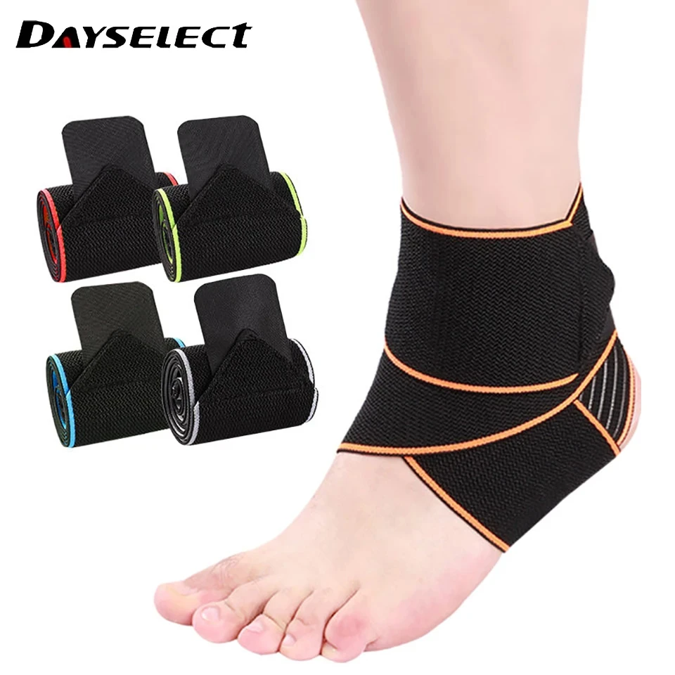 1ks Profesionálny športový členok členok obaly obväzy Elastic Weave Podporuje chránič Brace pre fitness bežecký basketbal