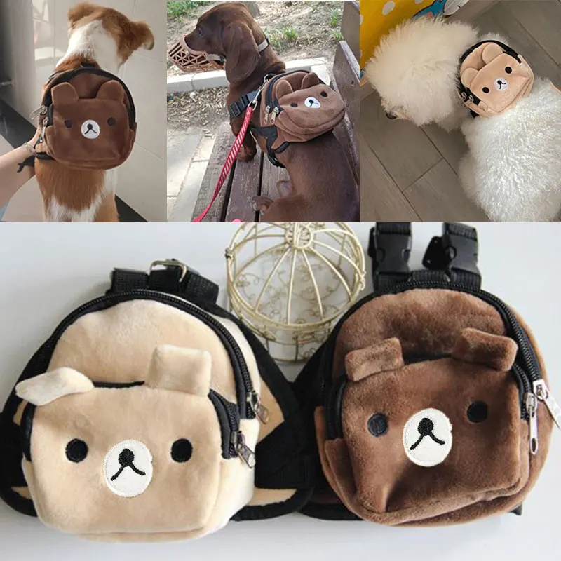 1ks psie batoh Puppy School Bag Snack Bag 2024 Nový domáci batoh roztomilý mäkký domáce zviera