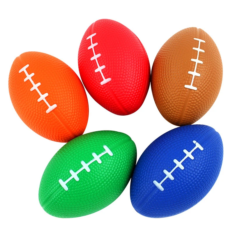 1ks Pu pena pevná rugby grip lopta na prepustenie a futbalová hračka na odľahčenie tlaku