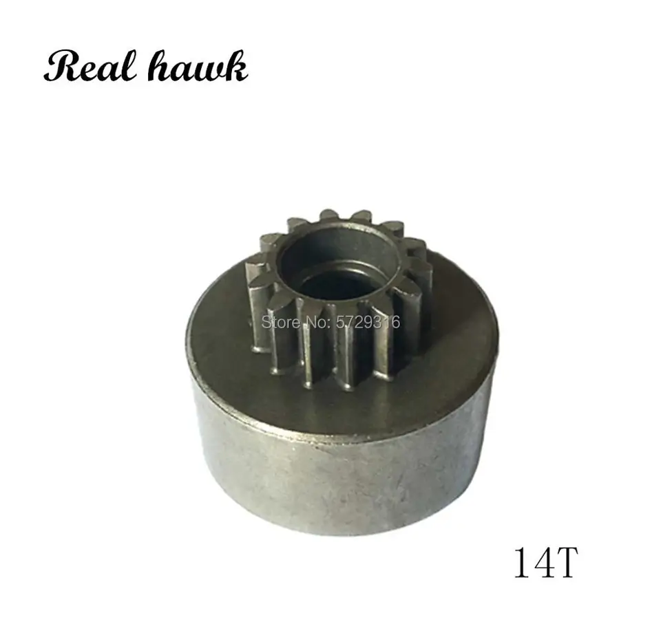 1ks RC Cars Suver Diew 11194 14T Clutch Bell Single Gear HSP diely pre HSP 1/8 R/C Model automobil 94763 nákladný automobil