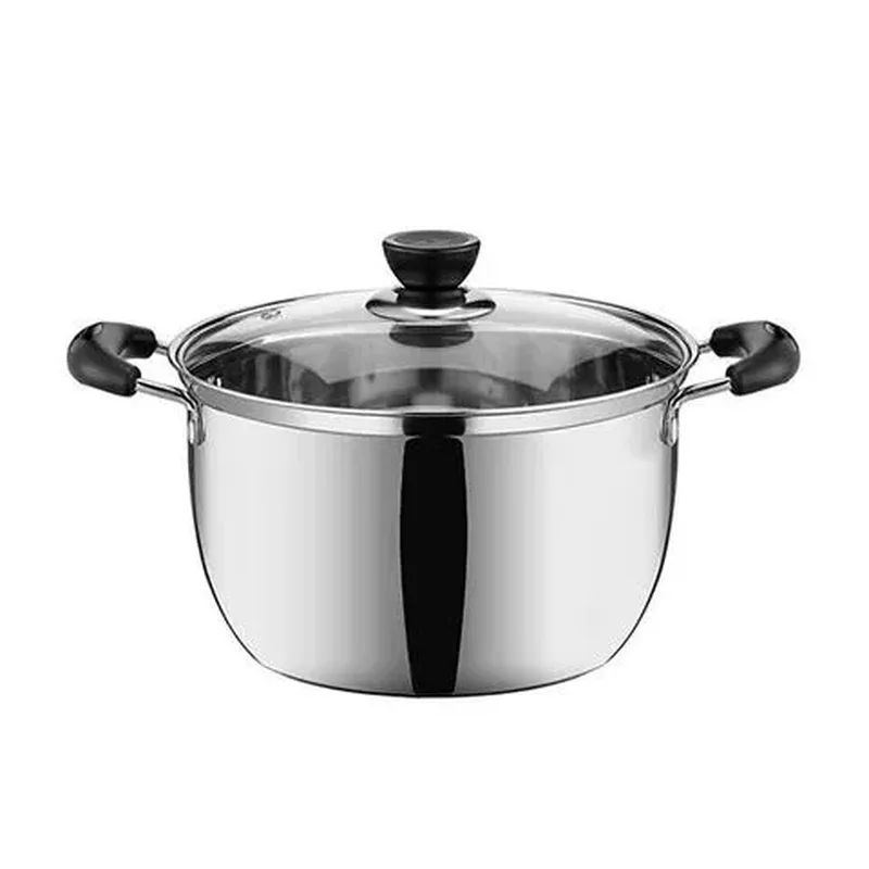 1ks s dvojitým dnom polievkový hrniec viacúčelové riady s novou panvicou Nonmagnetický varenie hrnca a panvice