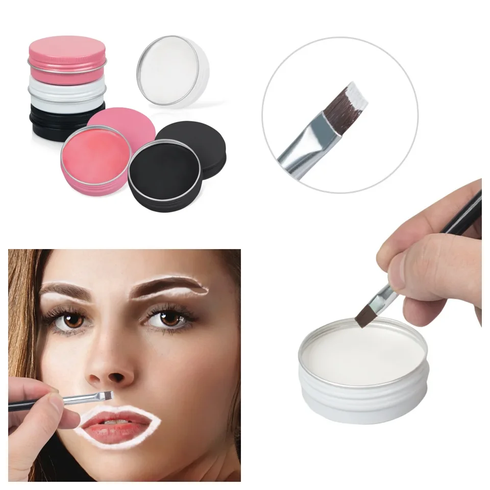 1ks tetovanie obočie Paste Microblading Microblading Marker Trvalé mapovanie mapovania Pasta obočie Tvar pery