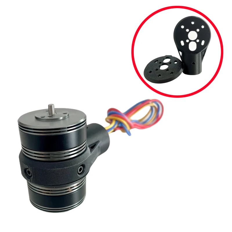 1ks trubica Dia 22/25 mm motora Motor koaxiálne montážna základňa Montážna základňa Nylonový príslušenstvo Podpora dvojitého motora pre RC viacerých lietadiel