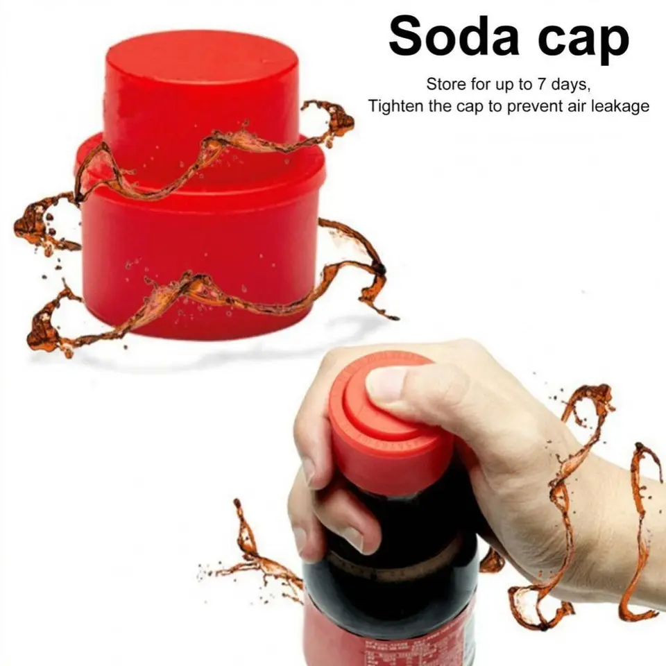 1ks trvanlivé vzduchové tesné nápoje TEALER COLA PUMP nafukovacie čiapka sóda krehká opakovane použiteľná nápoj Saver Stranker