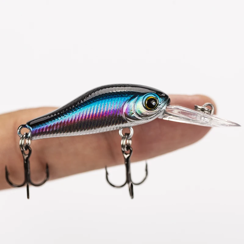 1ks ultra ľahké rybolovné návnada 2,4 g 35 mm hĺbka 1-1,5 m mini Minnow tvrdá návnada na basu pstruhy
