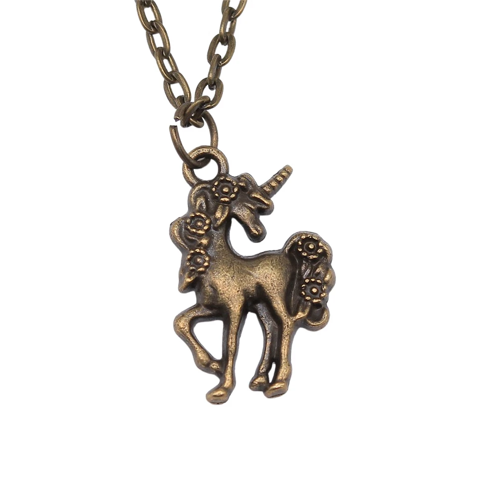 1ks Unicorn Woman Choker Telefón Pendant Accessories pre šperky Populárna dĺžka reťazca 43+5 cm